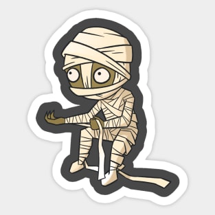 Sad Mummy Sticker